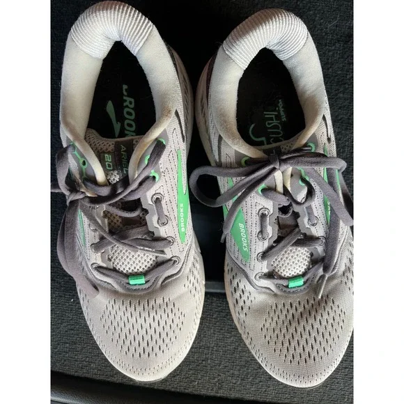 Brooks Ariel 20 Women's Running Shoes Gray Green Size 8.5 Medium - Picture 6 of 9